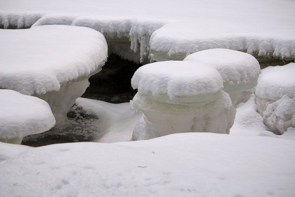 Eisskulpturen...