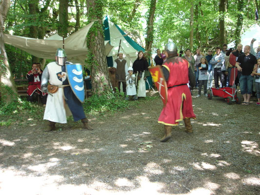 Schwertkampf der Ritter