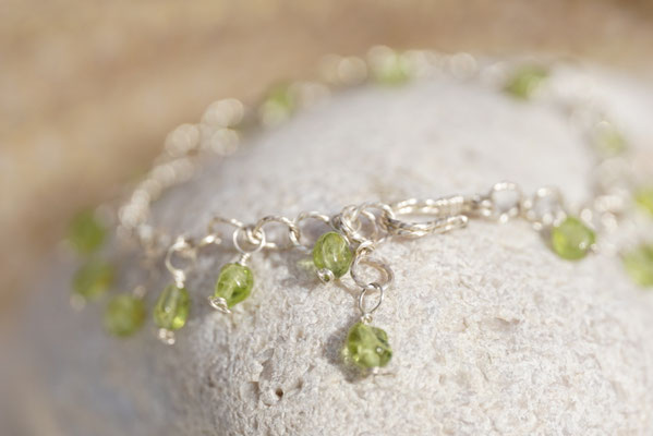 Peridot auf Sterlingsilber, 21cm     €74