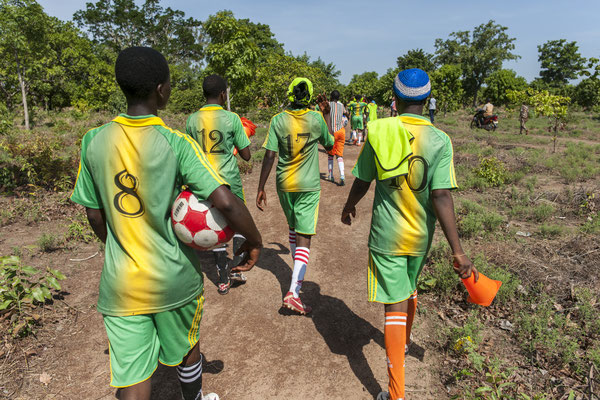 Female football team in the Atakora, supported by Plan Belgium International - Benin © François Struzik - simply human 2017