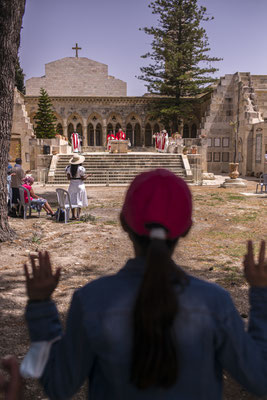 Via Dolorosa, the human way of the cross - East Jerusalem © François Struzik - simply human 2019-2022 Pater Koster church, Palm Sunday