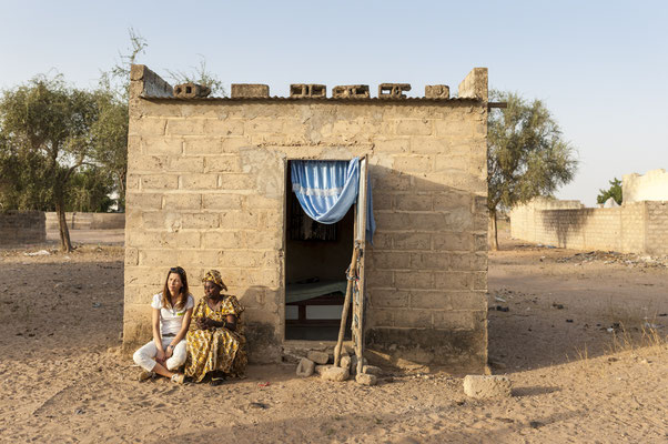 Joëlle Scoriels, ambassadrice SOS Faim, Dahra, Djolof - Senegal © François Struzik - simply human 2017