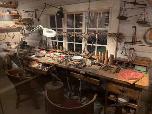 Museum bei Eidsborg, Werkstätte des Silberschmieds