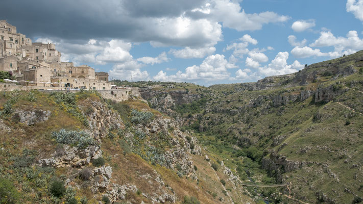 Der Canyon mit den prähistorischen Höhen