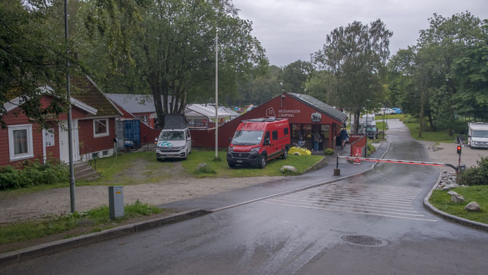 Spezieller Platz auf dem Camping in Stavanger