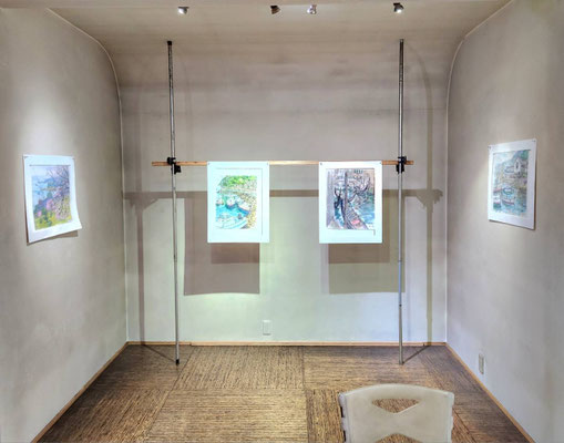 井上幾深 水彩画