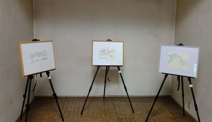 佐々木高信 水彩-風景と花