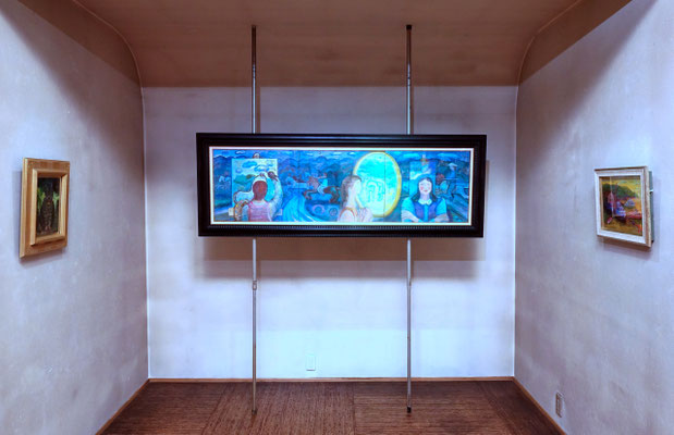 井上幾深　油彩画