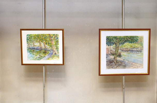 井上幾深　風景水彩画ロンドン編②
