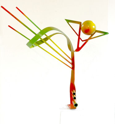 "Quintessenz", Metallobjekt, 60 cm, Nora & Wilhelm Gauger, 2024