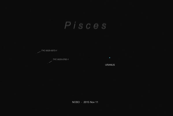 >> 2 1/2 Lichtstunden oder 2'700'000'000 km - Uranus, der "umgekippte" Planet