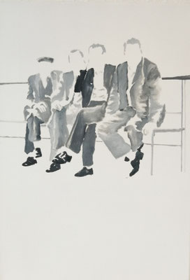 o.T.,50 cm x 35 cm, Tempera/LW, 2018/sold 
