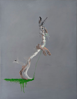 chill 2.0, 90 x 70 cm, Tempera/LW, 2024