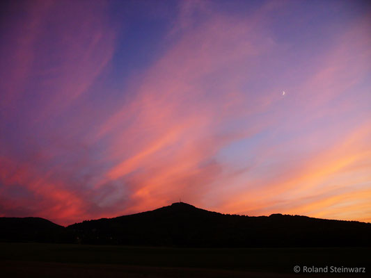 Ölberg nach Sonnenuntergang