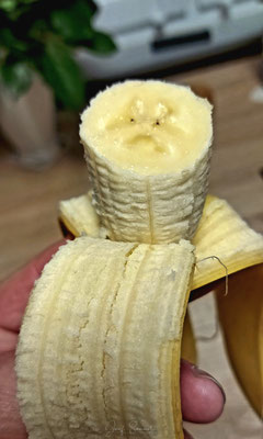 schlecht gelaunte Banane