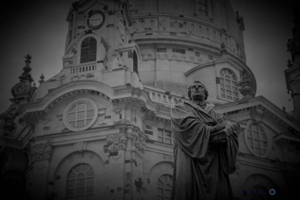 Martin Luther vor der Dresdner Frauenkirche