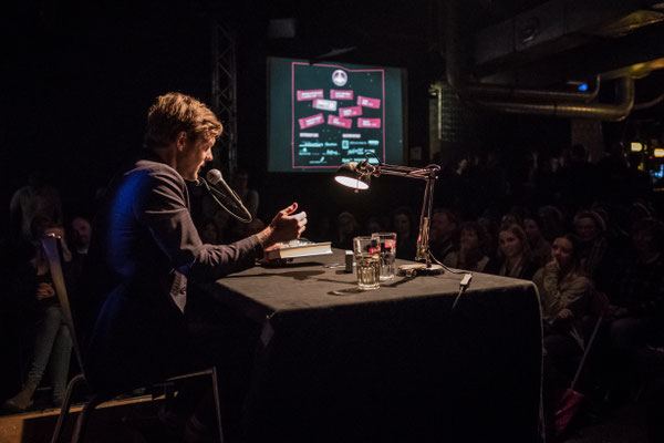 Thorsten Nagelschmidt bei HAM.LIT 2018 (Foto: Gordon Timpen)