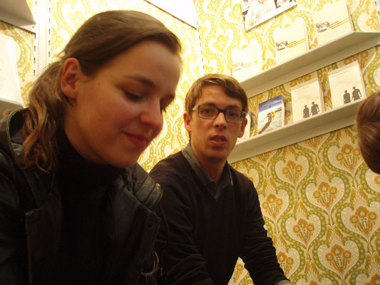 Donata Rigg und Peter Reichenbach am mairisch Stand, Buchmesse Frankfurt 2010