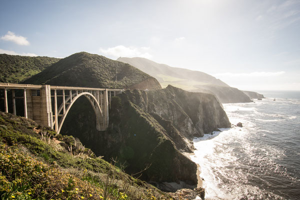 Pacific Coast Highway 1 California Bridge
