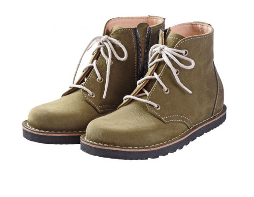 Little Trampa in olive 95,-€ Schuhgröße 27 bis 35 / 105,- € Schuhgröße 31 bis 35 