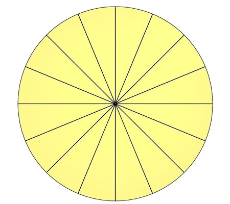 Optional turntable with 16 grid divisions