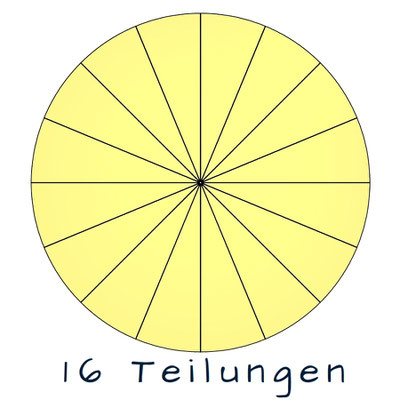 Option: Drehteller mit Rasterteilung 16 Teilungen