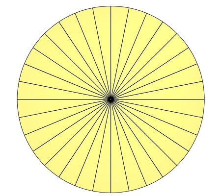 Optional turntable with 32 grid divisions