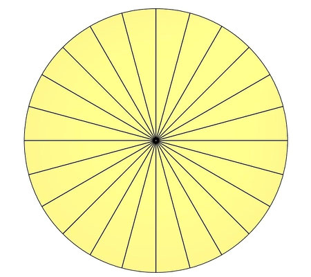 Plaque de coupe en option avec 24 divisions