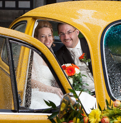 Regenhochzeit mit Jule und Joris - Juni 2013