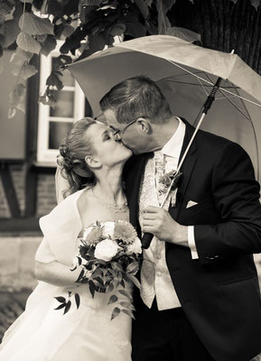 Regenhochzeit mit Jule und Joris - Juni 2013