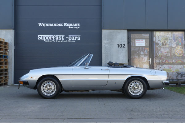 1978 Alfa Romeo 1600 Spider Junior verkocht naar Frankrijk