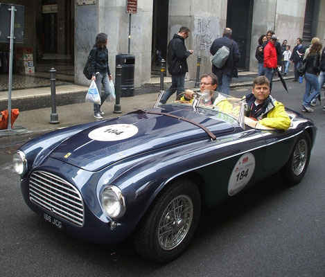 Agnelli/Swaters 166 MM @ the 2013 Mille Miglia.