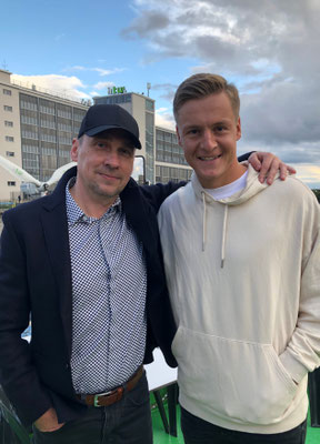 Mit Fußballer Felix Kroos