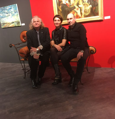 Mit den Künstlern Andreas Geißel und Oxana Baumgart