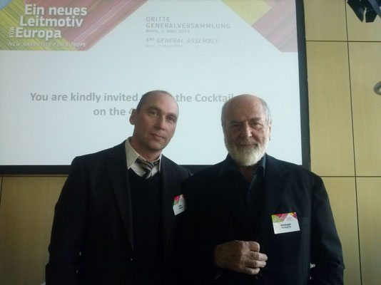 Mit Künstler Michelangelo Pistoletto