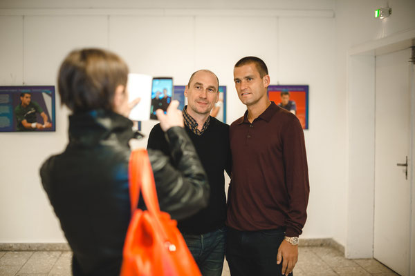 Mit Michail Juschny (russischer Tennisspieler) Fotograf Alena Wilhelm, Fotostudio SaveMoment
