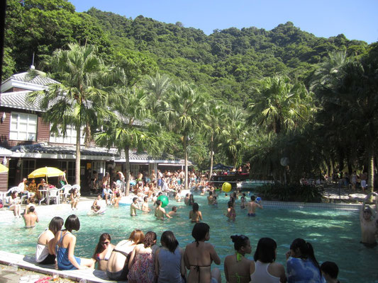 Pool party in the mountains