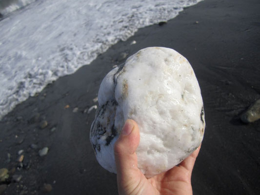 Huge blocks of marble at the west coast