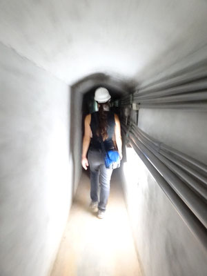 Me in one of the many tunnels under the city