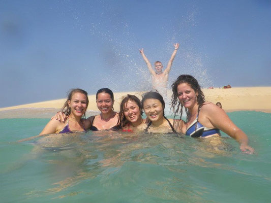 At the fantastic sand tongue