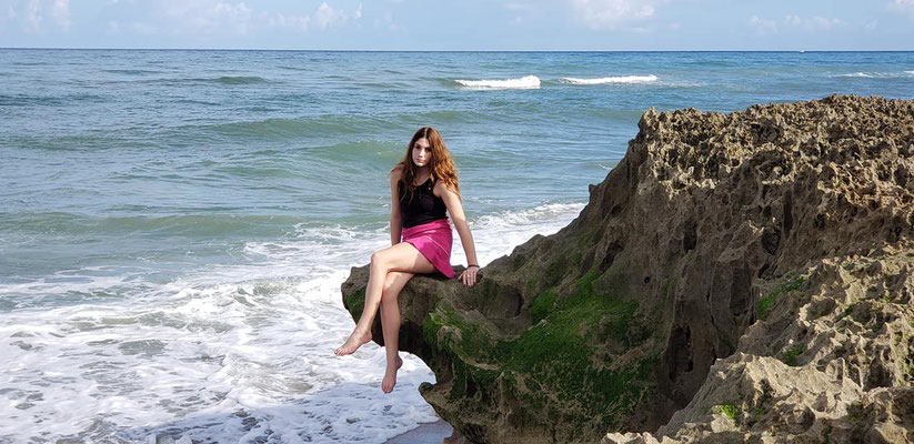 Girl. Ocean. Vacation time.  Beach photo session. Photographer Florida. Malgorzata Tudruj 215-837-6651 www.momentsinlifephoto.com Specializin portrait, event, wedding. 