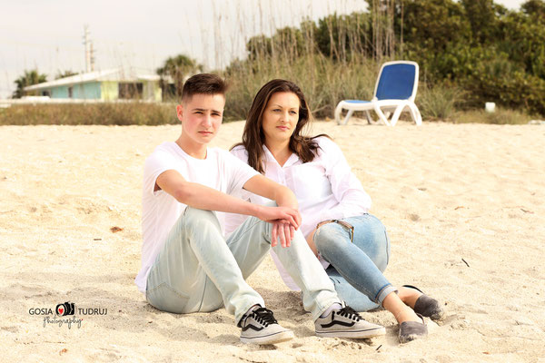 Mom and son.  Ocean. Beach photo session. Nakomis Beach. Florida.  Photographer Fl Port St. Lucie  Malgorzata Tudruj 215-837-6651 www.momentsinlifephoto.com Specializin portrait, event, wedding. 