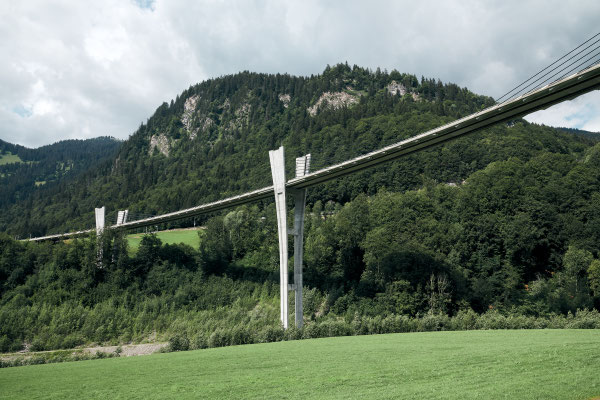 Klosters, Sunnibergbrücke, Schweiz