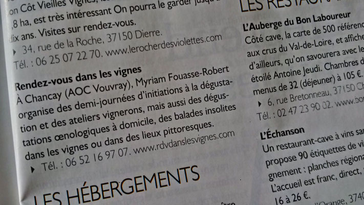 article-revue-du-vin-de-france-visite-vignoble-cave-degustation-oenologie-amboise-vouvray-tours-val-de-loire-Rendez-Vous-dans-les-Vignes-Myriam-Fouasse-Robert