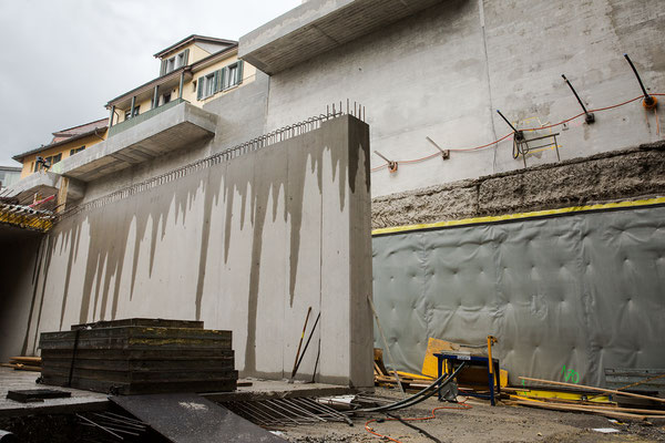 Baustelle Schulhausplatz/Lindenplatz Baden