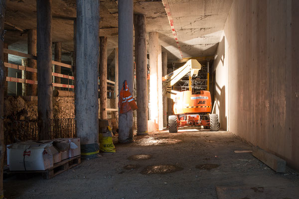 Baustelle Schulhausplatz/Lindenplatz Baden