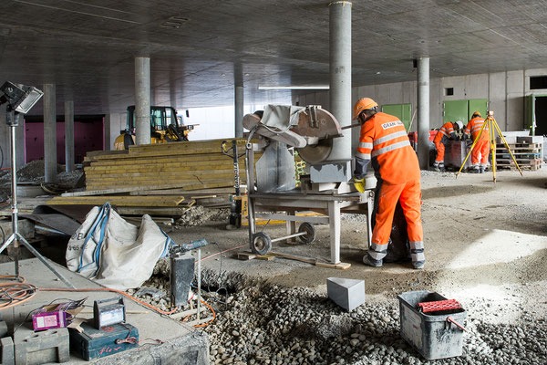 Baustelle Schulhausplatz/Lindenplatz Baden