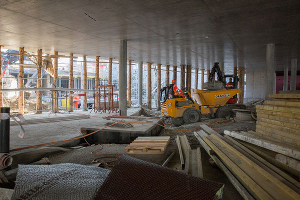 Baustelle Schulhausplatz/Lindenplatz Baden