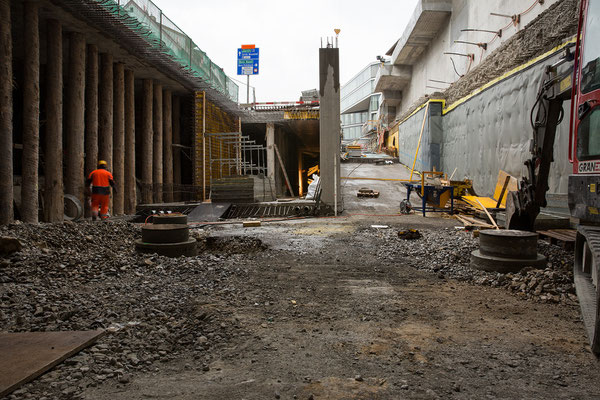 Baustelle Schulhausplatz/Lindenplatz Baden