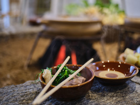 spezieller HotPot auf Holzkohle (normal Gas)